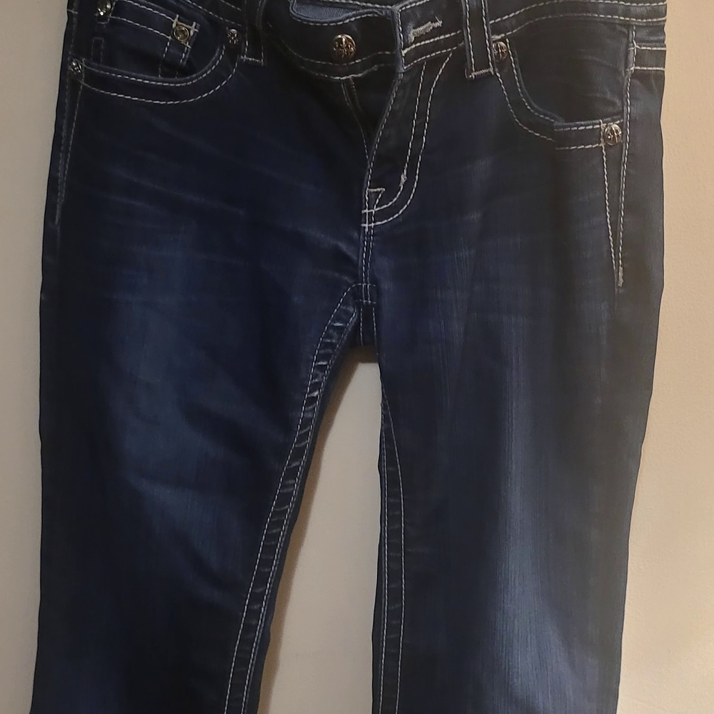 Miss Me Dark Blue Jeans
